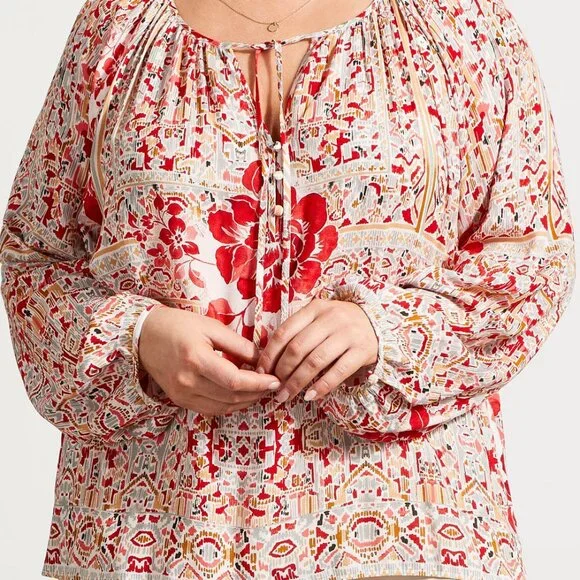 Pattern Blouse - Picture 1 of 4